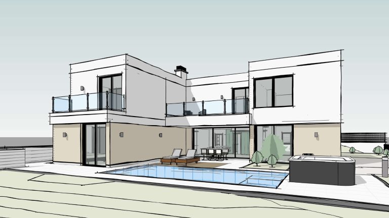 vivienda unifamiliar de diseño moderno 01